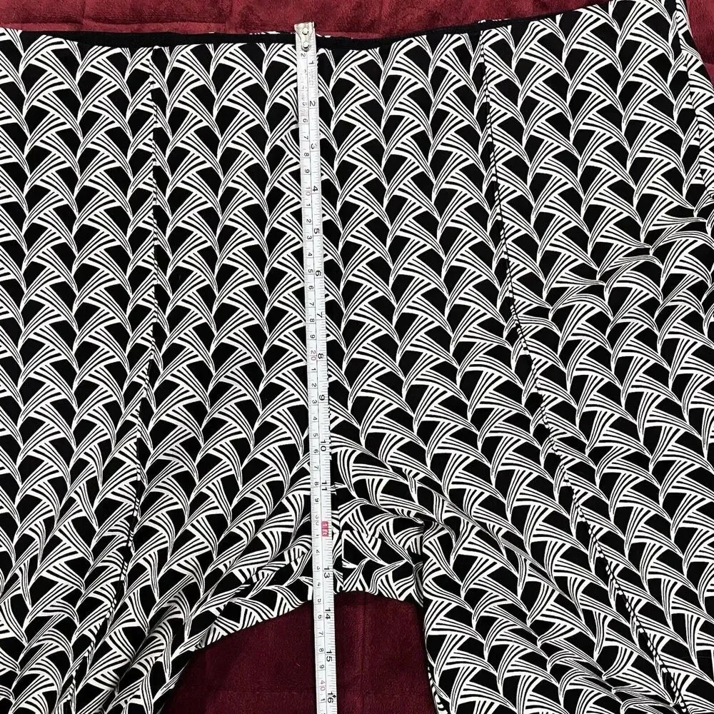 Anthropologie Maeve The Margot Kick Flare Cropped Pants Size‎ XL Office Career - Picture 10 of 11